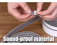 4 Meters Sound-proof Door Window Sealing Tape 3cm Width