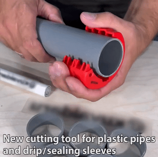 Portable Pipe Cutter with 3 Blades 20-50mm Pipe Hose Plastic PVC/PU/PP/PE Tube Pipe Wire and Cable Cutter Cutting Tool