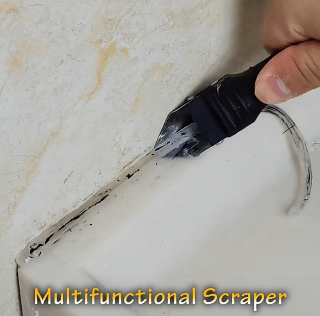 3 In 1 Glass Glue Angle Scraper Caulking Tool Shovel Binder Multifunctional Rubber Shovel Silicone Remover Angle Seam Shovel