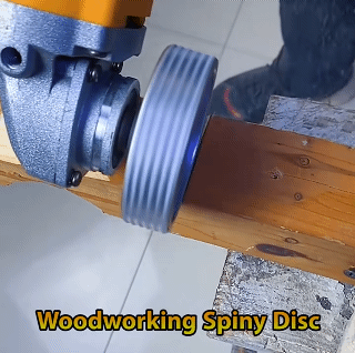 Round Wood Angle Grinding Wheel 16mm Bore Shaping Sanding Carving Rotary Woodworking Tool for Grinder