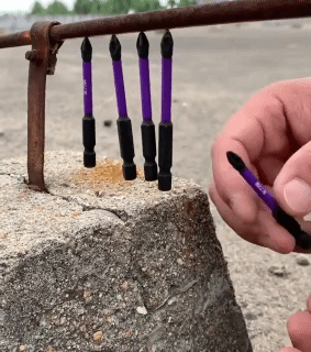 6Pcs High Hardness Strong Magnetic Bit