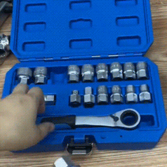 29PCS Core Ratchet Socket Wrench Kit Car Repair Tool Ratcheting Combination Wrench Set