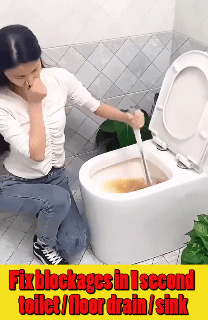 High Pressure Sewer Pipe Unblocker Air Drain Blaster Dredge Clog Remover High Pressure Drain Plunger Toilet Sewer Dredging Plunger