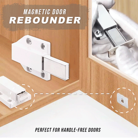 4Pcs Spring-loaded Magnetic Metal Door Rebounder