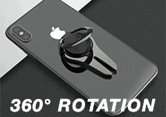 3 in 1 Phone Holder Car Air Vent Holder Phone Ring Buckle Protective Ring random color