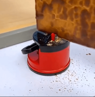 2Pcs MINI Multi-function Quick Sharpener Household automatic  double-sided suction cup sharpener tungsten steel sharpener