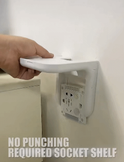 Wall Outlet Shelf Holder Wall Socket Waterproof Cover Outdoor Switch Protection Cover Plastic Rainproof Box Switch Socket Rack