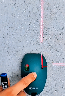 Mini High Precision Infrared Laser Right Angle Bubble Level 20M Long Distance Horizontal Right Angle Tool