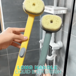 Long Handle Liquid Bath Brush not asking for help Back Brush