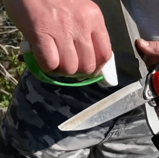 Garden tool sharpener Multifunction Sharpeners Convenient Knife Sharpening Tool Rust-proof Household Garden Kitchen Tool