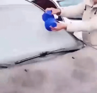 2 Pack Magical Car Ice Scraper Scrape A Round Cone-Shaped Car Windshield Ice Scraper Magic Funnel Snow Removal Shovel Tool