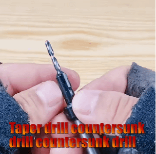 6pcs Countersink Drill Woodworking Drill Bit Set Drilling Pilot Holes for Screw Sizes #5 #6 #8 #10 #12 Cutter Screw Hole Drill