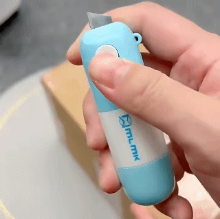 10ML Thermal Paper Correction Fluid With Unboxing Knife Portable Information Seal To Eliminate Privacy Glue Stick Theft Protect