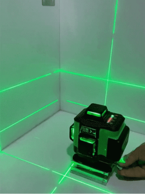 12 Lines 3D Laser Level Green Line Self-Leveling 360 Horizontal And Vertical Super Powerful Laser Level Green Beam Laser Level