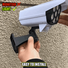 High Imitation Camera Solar Wall Light 3 Modes 77 LED Waterproof Street Light Solar Wall Light