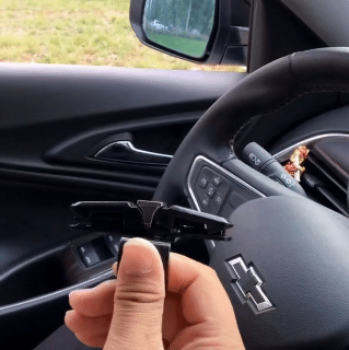 2Pcs Carbon Fiber Glasses Holder Sun Visor Eye Clips Portable Double-End Vehicle Accessory Car Supplies Sunglasses Cl