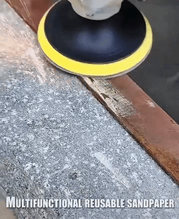 10PCS 6 Inch Multifunctional Reusable Sandpaper  150MM Aluminum Oxide Sander Sandpaper Sanding Discs Sanding Paper 60- 2000 Grits