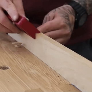 Chamfer Plane with Backer Woodworking Hand Planer for Quick Edge Planing Radian Corner Plane Trimming Carpenter Hand DIY Tool