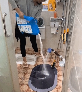 2 in 1 Multifunctional Floor Scrub Brush Adjustable Stainless Metal Long Handle Scrubber Detachable Toilet Bath Cleaning Tools