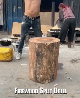 32/42MM Firewood Splitter Machine Drill Bit Wood Cone Punch Driver Square/Round/Hex Shank Drill Bit Split Drilling Tool