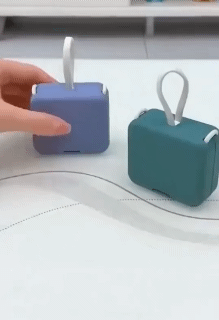 New Mini Portable Back Clip Charger Folding Cell Phone Holder Type Fast Charging Mobile Power External Battery Charger