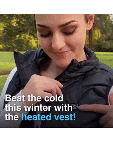 Heated Vest Version Two-touch LED Controller Heated Vest For Men & Women