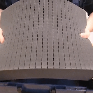 Folding Shockproof DIY Sponge Multifunction Tool DIY shockproof sponge padding square grid sponge Instrument box part