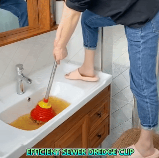 Multifunctional Spring Pipe Dredging Tool Cleaning Claw Sewer Toilet Dredger Home Sink Anti-blocking Cleaning Hook Kitchen Sewer