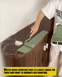 300/500g Wooden Furniture Water-based Paint Furniture Renovation Color Change Door Household Self-brush DIY