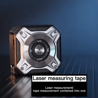 40M Digital Laser Tape Measure Laser Rangefinder Accurate Distance Meter Construction Roulette Retractable Measuring Tool