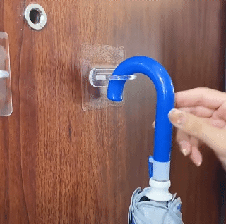 10Pcs No Punching Self-adhesive Hook Storage Rack Hook