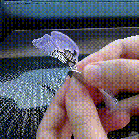 2Pcs Embroidery Fragrance Butterfly Decoration