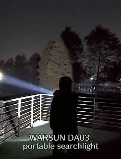 120,000 lumens Anti-Explosion Long-Range Solar LED Searchlight Large Capacity Rechargeable Battery Waterproof and Drop-resistant Flashlight