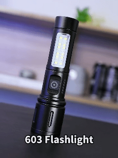 High Power 100000LM White Laser Light Zoom LED Alloy Torch With 12LED Side Lights Built-in 26650 Battery Rechargeable Outdoor Waterproof