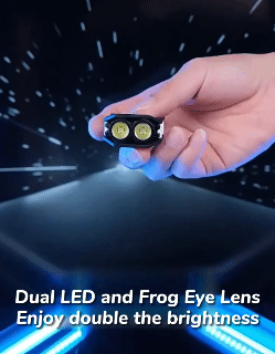 80000LM Mini LED Flashlight Keychain Light Portable Super Bright Torch Charge Emergency Work Light with Pen Clip Tail Magnet