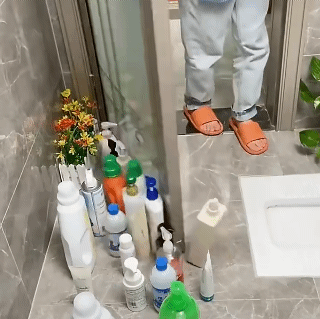 Bathroom Corner Punch-Free Rack Shampoo Storage Rack Holder with Suction Cup Bathroom Shelves Bathroom Accessories