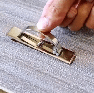 Zinc Alloy Tatami Hidden Handles Door Embedded Pull Cover Floor Cabinet Handle Dark Recessed Knobs Furniture Hardware