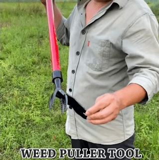 Standing Weeding Puller Metal Weed Puller Head Garden Lawn Root Remover Weeder Manual Vertical Weeding Digging Grass Shovel