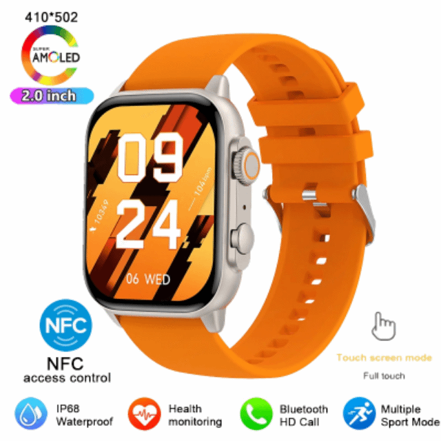 Gen4 AMOLED Smart Watch Men Women Chat GPT Photo Album Smartwatch Series 9 Heart Rate NFC Compass Sport Watch