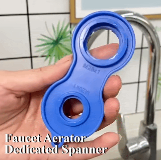 3pcs Orange Basin Faucet Aerator Wrench installation and removal cleaning tool Double-sided available Repair Spanner Replacement