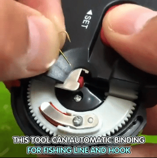 New Automatic Portable Electric Fishing Hook Tier Machine Tie Fast Fishing Hooks Line Tying Device Equipment USB Charging