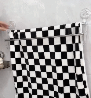 Bathroom Luxurious Towel Rack with Hooks Rack Space Paper Holder Robe Hook Bath Hanger Shelf Toilet Brush Bathroom Accessories