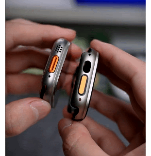 Apple Watch Titanium/Aerospace Aluminum Full Wrap Premium Case Upgrade to Ultra