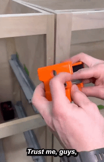 Woodworking Drilling Holding Clip Punch Locator Cabinet Door Mounting Jig Aluminum Cabinet Hardware Jig Tool Punch Locator Drill Guide