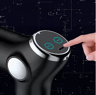 32 Gear Muscle Massager Mini LCD Display Electric Deep Muscle Membrane Massager Machine For Body Fascia Vibrator Fitness Health Care