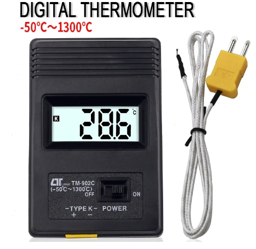 TM-902C (-50C to 1300C) Temperature Meter TM902C Digital K Type Thermometer Sensor+Thermocouple Probe Detector