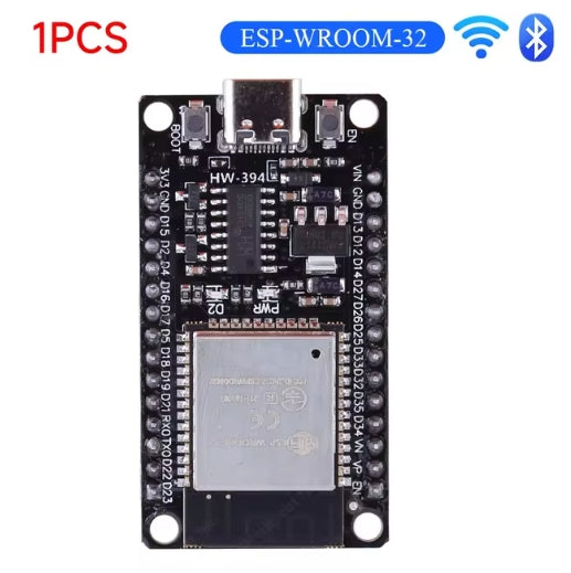 ESP32 Development Board WROOM-32 TYPE-C CH340C / USB CP2102 WiFi+Bluetooth Ultra-Low Power Consumption Dual Core Wireless Module