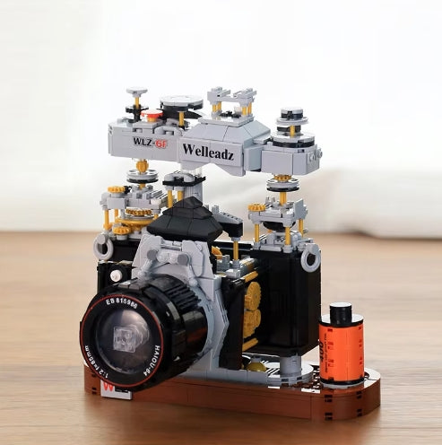 LEGO Compatible Classic Retro 3D Building Blocks Assembled Camera Radi ...