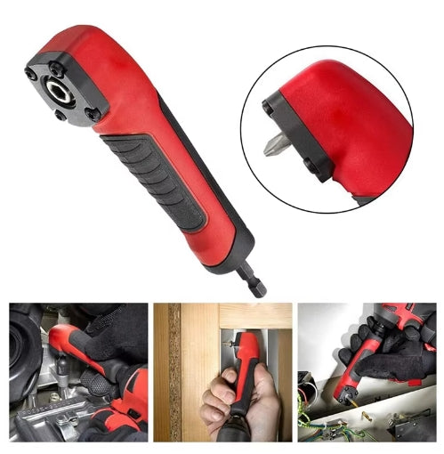 Screwdriver Socket 90 Degree Corner Adapter WITH 10 Bit