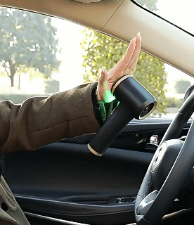 120W 9000Pa 4 in 1 Laser Light Handheld Vacuum Cleaner Blowing Compressor Inflator With 3 filters